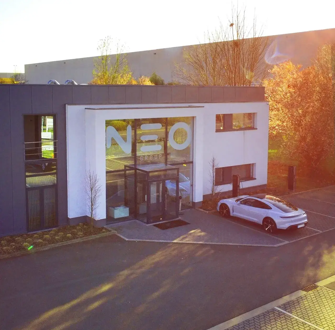 Façade du bâtiment NEO Energy